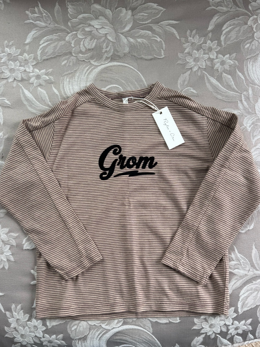 Rylee + Cru "Grom" Ribbed Long-Sleeve Tee